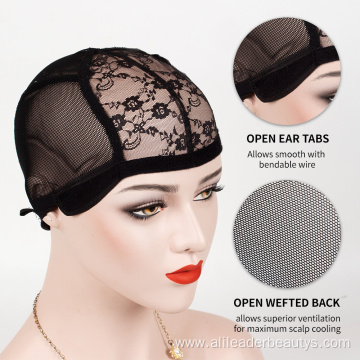 Adjustable Lace Frontal Mesh Glueless Weaving Wig Cap